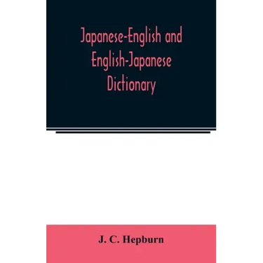 Japanese-English and English-Japanese dictionary