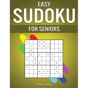 Easy Sudoku for Seniors: 250 Large Print & Easy to Solve Sudokus with Solutions for Seniors