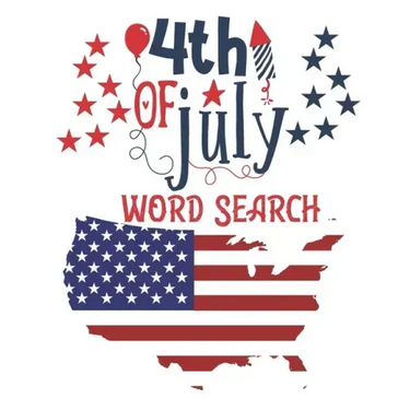 4th Of July Word Search: Independence Day Word Search Puzzles - Includes Number Search - Fourth of July Large Print Puzzle Book