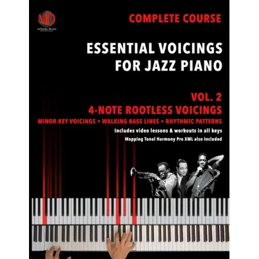 Essential Voicings for Jazz Piano Vol.2: 4-note Rootless Voicings