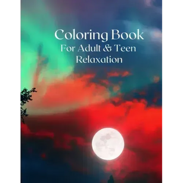 Coloring Book for Adult and Teen Relaxation: 14 Minimum Stress Relief Desings and Patterns