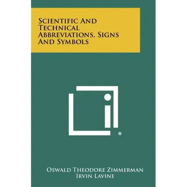 Scientific and Technical Abbreviations, Signs and Symbols