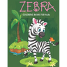 Zebra coloring book for kids: Kids coloring book with flower collection, stress remissive, and relaxation.