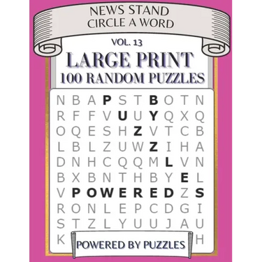 News Stand Circle a Word Vol.13: Large Print 100 Random Puzzles