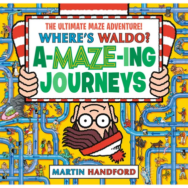 Where's Waldo? Amazing Journeys: The Ultimate Maze Adventure!: (A Maze Puzzle Activity Book with 100+ Hidden Objects to Search and Find - A Perfect Gi