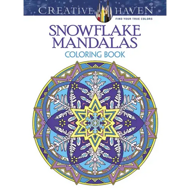 Creative Haven Snowflake Mandalas Coloring Book
