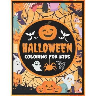Halloween Coloring for Kids: Wonderful Spooky Monsters Coloring Book For Kids. Happy Halloween!