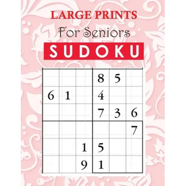 Soduku Large Prints for Seniors: Exercise Your Brain, Brain Workout, Brain Game Teaser