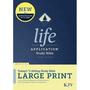KJV Life Application Study Bible, Third Edition, Large Print (Hardcover, Red Letter)
