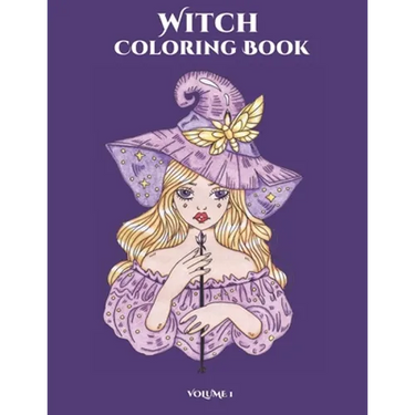 Witch Coloring Book: Mindfulness Coloring Undergoing (Volume 1)