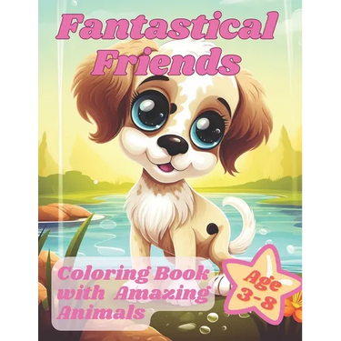 Fantastical Friends: Coloring Book with Amazing Animals: Coloring Journey with Little Animals