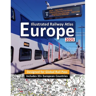 Interrail/Eurail Icon Illustrated Railway Atlas - Global Pass Edition