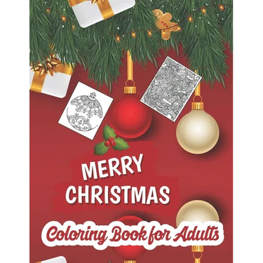 Christmas coloring book for adults: adult christmas coloring books