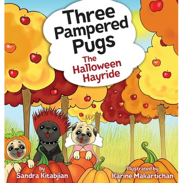 Three Pampered Pugs: The Halloween Hayride