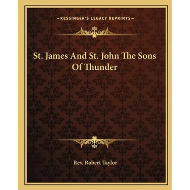 St. James And St. John The Sons Of Thunder