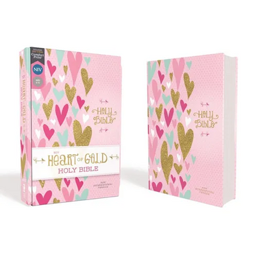 Niv, Heart of Gold Holy Bible, Hardcover, Red Letter Edition, Comfort Print