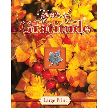 Year of Gratitude - Large Print (Daily Prayer Books)