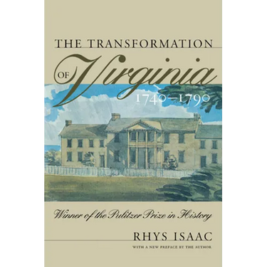 Transformation of Virginia, 1740-1790