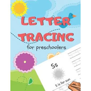 Letter Tracing for Preschoolers: Handwriting Practice Alphabet Workbook for Kids Ages 3-5, Toddlers, Nursery, Kindergartens, Homeschool - Learning to