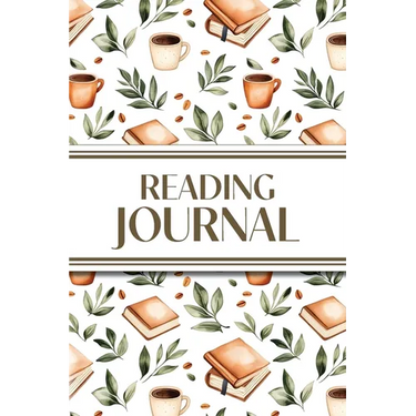 Reading Journal (Leaves, Coffee & Books): 6"x9" Book Lover's Diary; Book/Series Reviews, Reading Tracker, Favorite Book List, Favorite Quotes, Reading