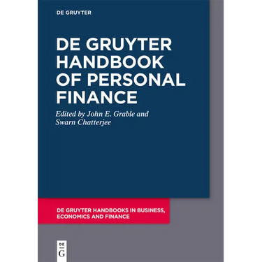 de Gruyter Handbook of Personal Finance