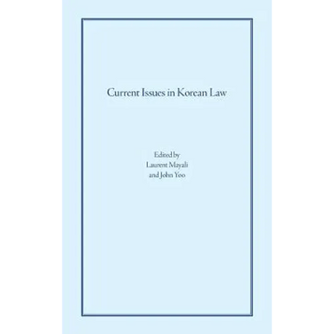 Current Issues in Korean Law