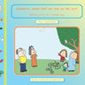 GOODBYE, MOON THAT WE SAW in the DAY! Bedtime Review of a Summer Day