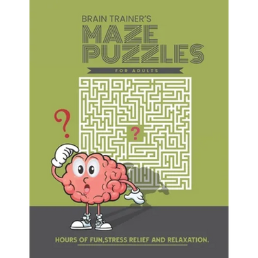 Brain Trainer's Maze Puzzles For Adults