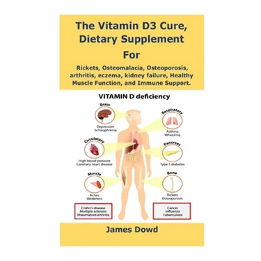 The Vitamin D3 Cure, Dietary supplement for Rickets, Osteomalacia, Osteoporosis, arthritis, eczema, kidney failure, Healthy Muscle Function, and Immun