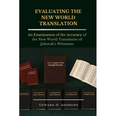 Evaluating the New World Translation: An Examination of the Accuracy of the New World Translation of Jehovah's Witnesses