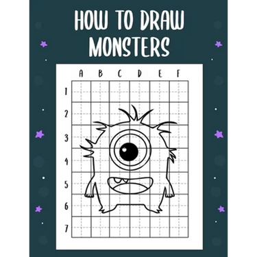 How to draw monsters: guide to draw monsters for Kids and adults to Learn to Draw Cute Stuff (How to draw)