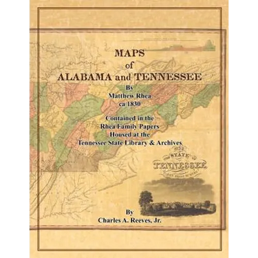 Maps of Alabama and Tennessee by Matthew Rhea