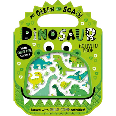 Shiny Stickers My Green and Scaly Dinosaur Activity Book