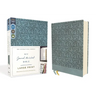 Niv, Journal the Word Bible (Perfect for Note-Taking), Large Print, Leathersoft, Teal, Red Letter, Comfort Print: Reflect, Take Notes, or Create Art N