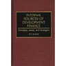 Internal Sources of Development Finance: Concepts, Issues, and Strategies