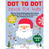 Dot To Dot Book For Kids Ages 4-8: 50 Fun And Challenging Christmas Themed Dot To Dot Puzzles For The Holiday Season! (Large Print Activity Book For K