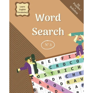 Word Search Puzzles: 100 Page, 8×10