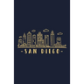 San Diego Skyline: San Diego travel inspired design. City of California, sights and history. Skyline and Cityscape.
