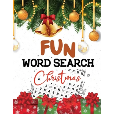 Fun Word Search Christmas: Cleverly Funny Hidden Word Searches for Adults, Teens, Scrooge Puzzle Book, Your Brain Exercise Activity Book