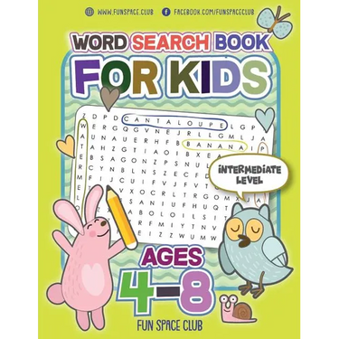 Word Search Books for Kids Ages 4-8: Circle a Word Puzzle Books Word Search for Kids Ages 4-8 Grade Level Preschool, Kindergarten - 3