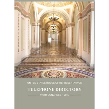 United States House of Representatives Telephone Directory, 2019
