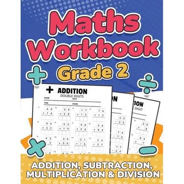 Maths Grade 2 Addition, Subtraction, Multiplication and Division Over 100 Timed Math Test Drills 2nd Grade Maths Activity Book Daily Practice Large Pr