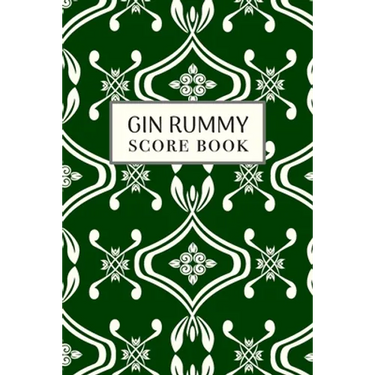 Gin Rummy Score Book: 6x9, 110 pages, Keep Track of Scoring Card Games Green