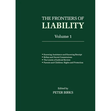 Frontiers of Liability: Volume 1