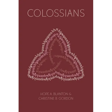 Colossians: At His Feet Studies