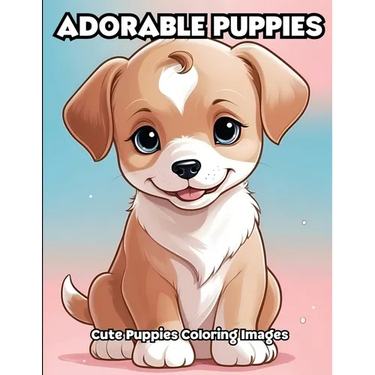 Adorable Puppies: Cute Puppies Coloring Images