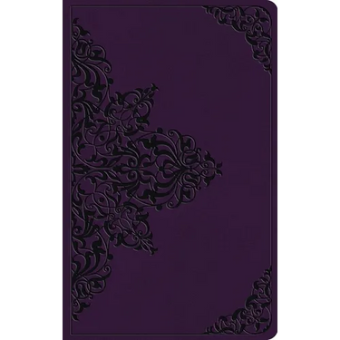 ESV Large Print Value Thinline Bible (Trutone, Lavender, Filigree Design)