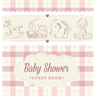 Baby Shower Guest Book for Boy: A Retro Storybook Themed Square Hardcover Keepsake - Wishes for Baby, Advice for Parents, Sign-In & Photo Pages