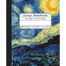 Comp Notebook: Van Gogh The Starry Night Wide Ruled Composition Notebook Journal for Students, College, School, Office, Work