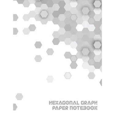 Hexagonal Graph Paper Notebook: Workbook Suitable for Design Game Mapping Knitting and Quilting